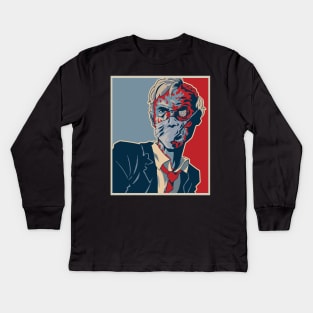 Zombie Halloween Hope 2020 Presidential Election Vote USA Kids Long Sleeve T-Shirt